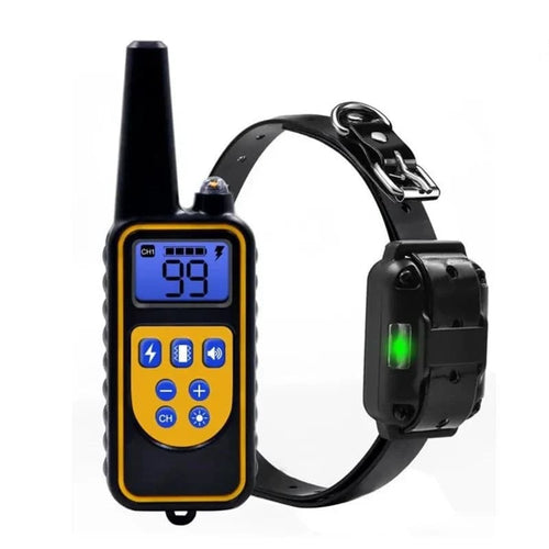 Collier de Dressage Anti-aboiement Etanche Rechargeable pour Chien